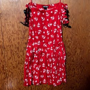 NWOT Hot Topic strapless sailor dress